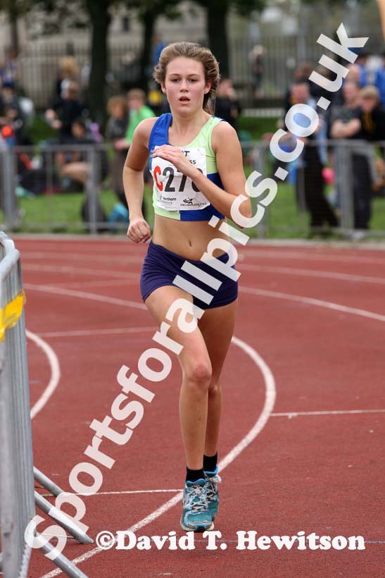 Under-17 womens 2nd Vale Royals at the Northern Road Relays, Blackpool.